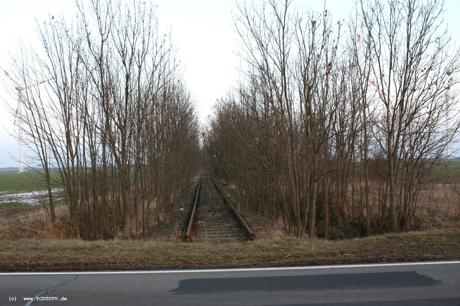 Strecke Stendal-Arneburg, 2011, Abzweig Sanne bis zu Elbe 