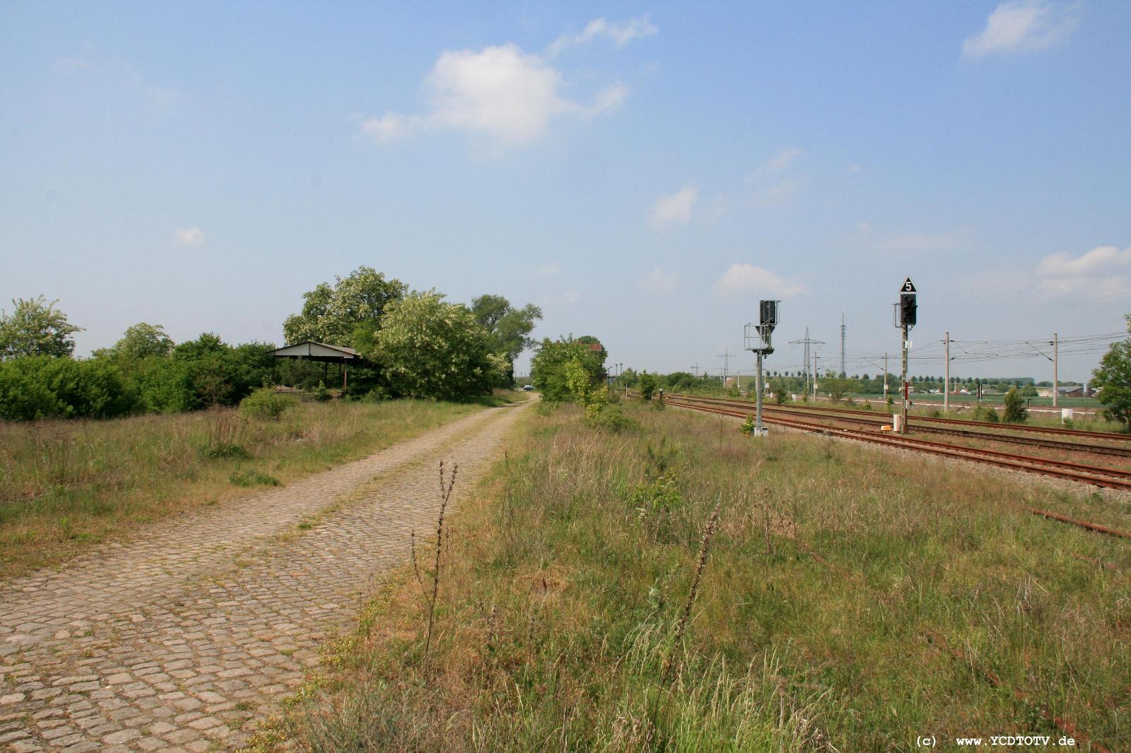  Bahnhof Schnhausen (Elbe), 20.05.2011, stlicher Teil 