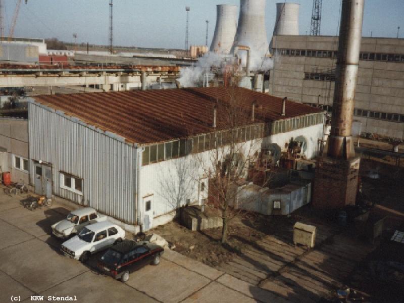 DDR Kernkraftwerk Stendal, Bilder Anfang der 90er Jahre,  