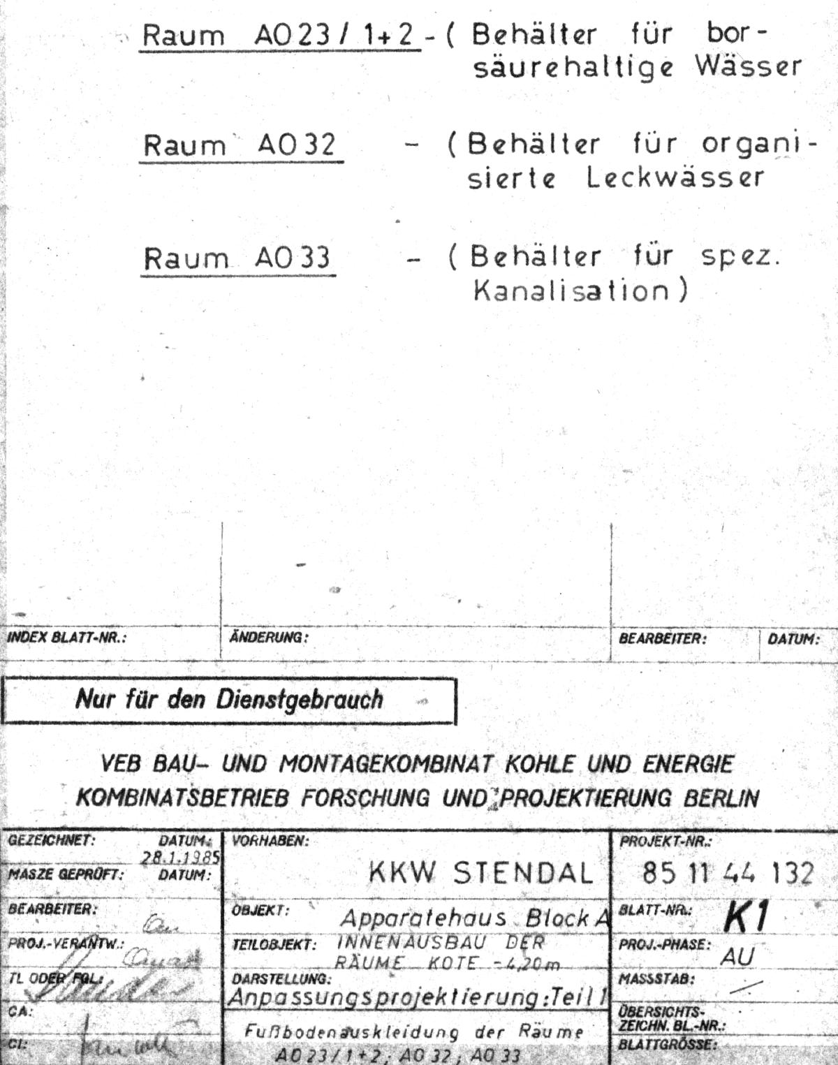  KKW Stendal, Reaktorgeb&auml;ude 