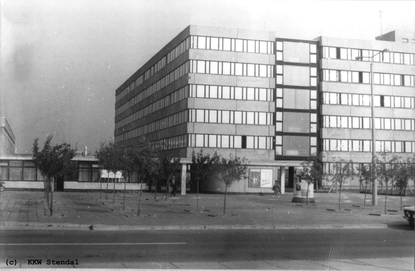  AKW Stendal, Baustelle 1988, Eingangszentrum, westlicher Eingang 