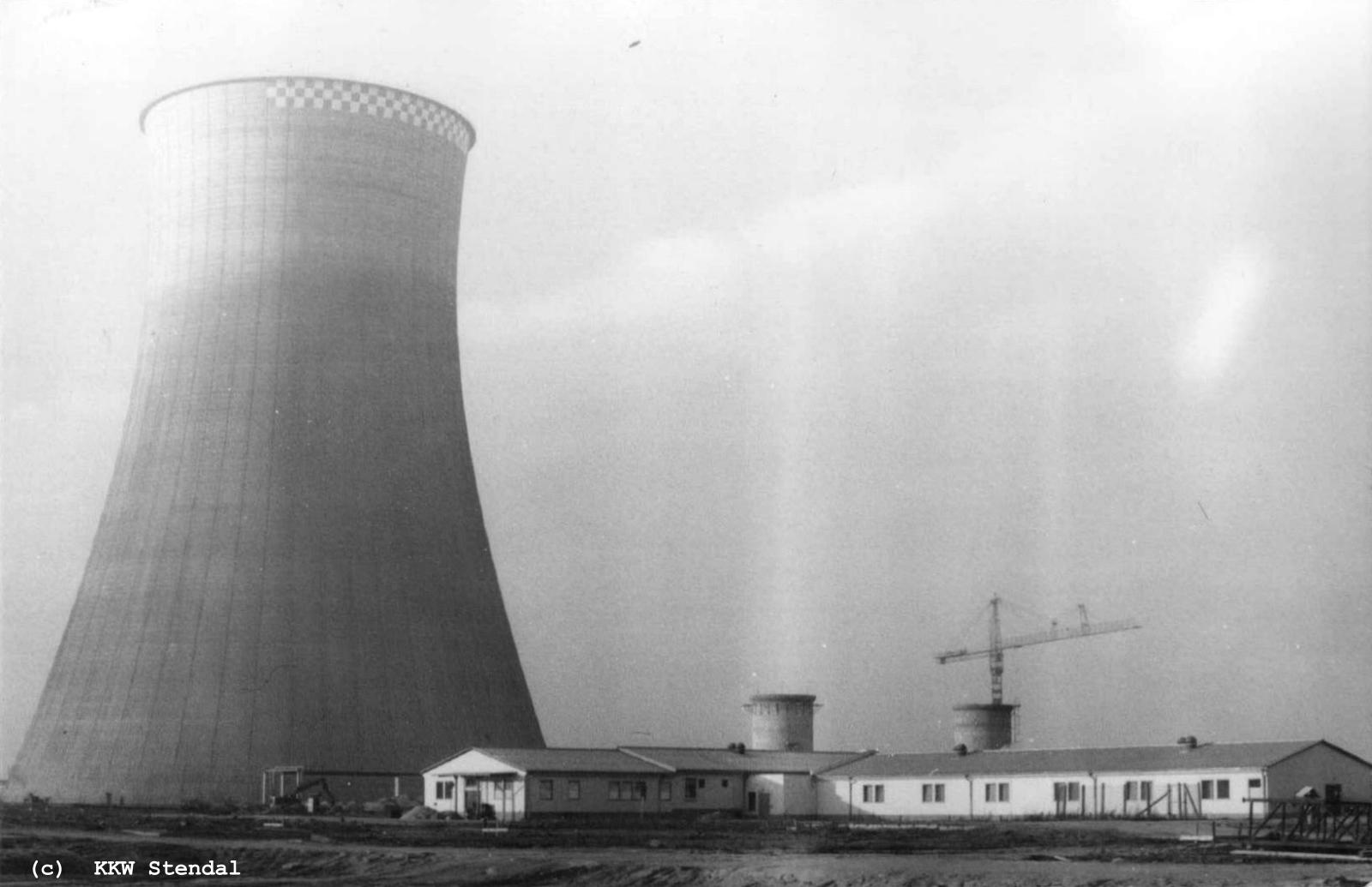  AKW Stendal, Baustelle 1988, Bauküche III 